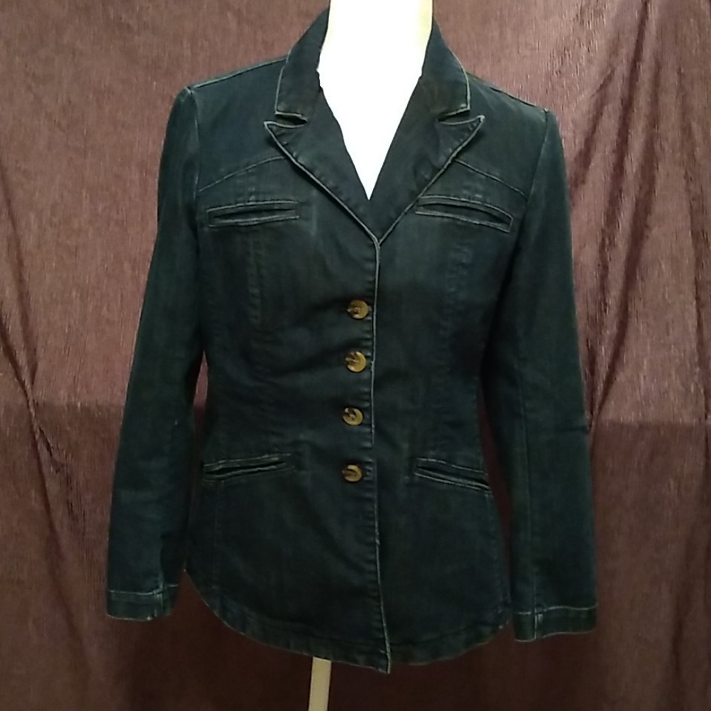 Coldwater Creek Fitted Denim Jacket